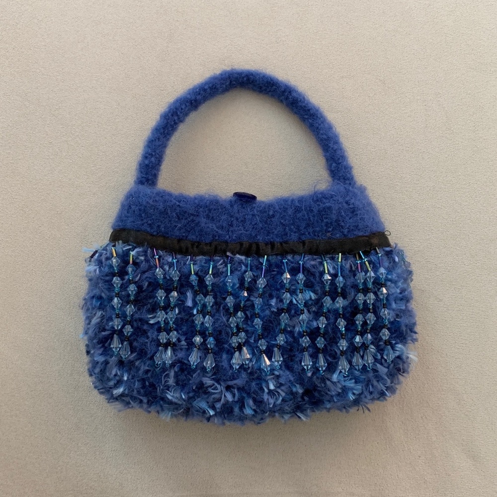 Handmade Mini Felted Wool Handbag - Picture 2 of 10